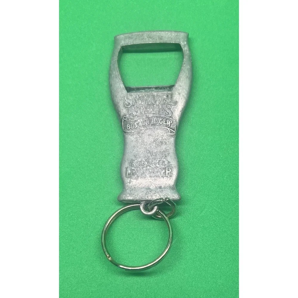 Samuel Sam Adams Boston Lager Metal Keychain Bottle Opener For The Love Beer